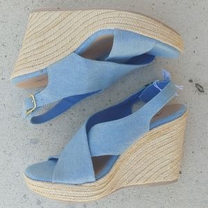 American Eagle Denim Wedges